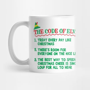 The Code of Elves - Elf Movie Mug